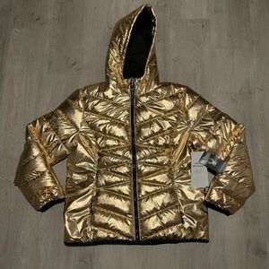 Spyder Timeless Down Puffer Jacket Rose Gold $199